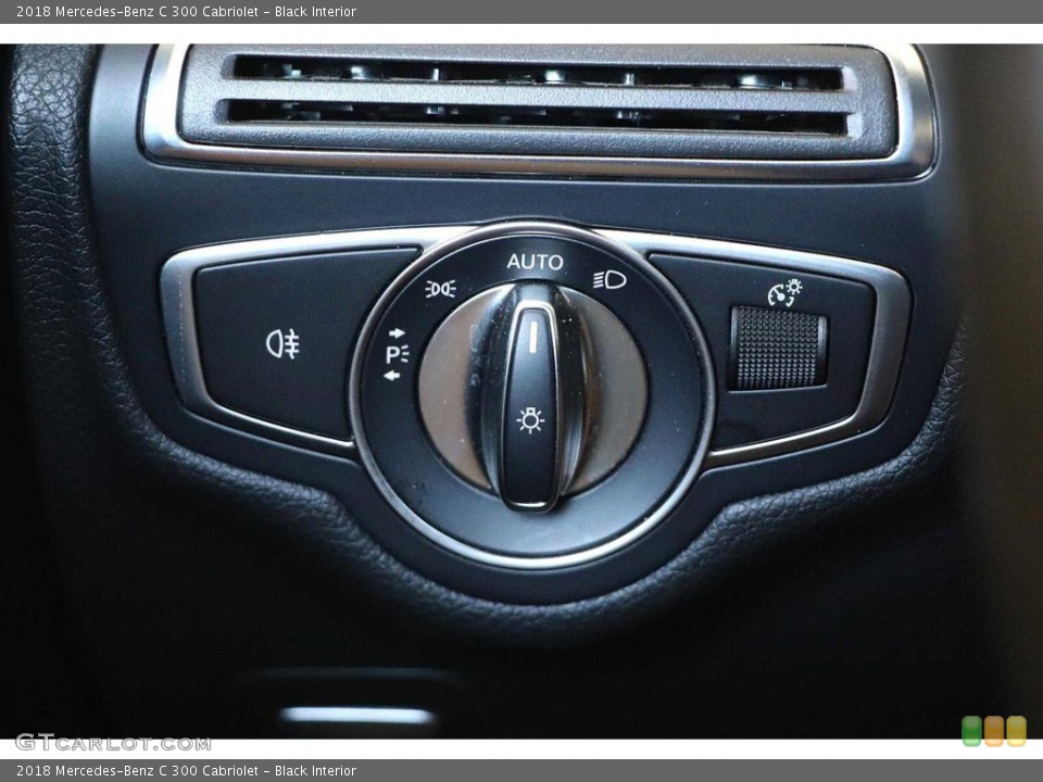 Black Interior Controls for the 2018 Mercedes-Benz C 300 Cabriolet #144526432