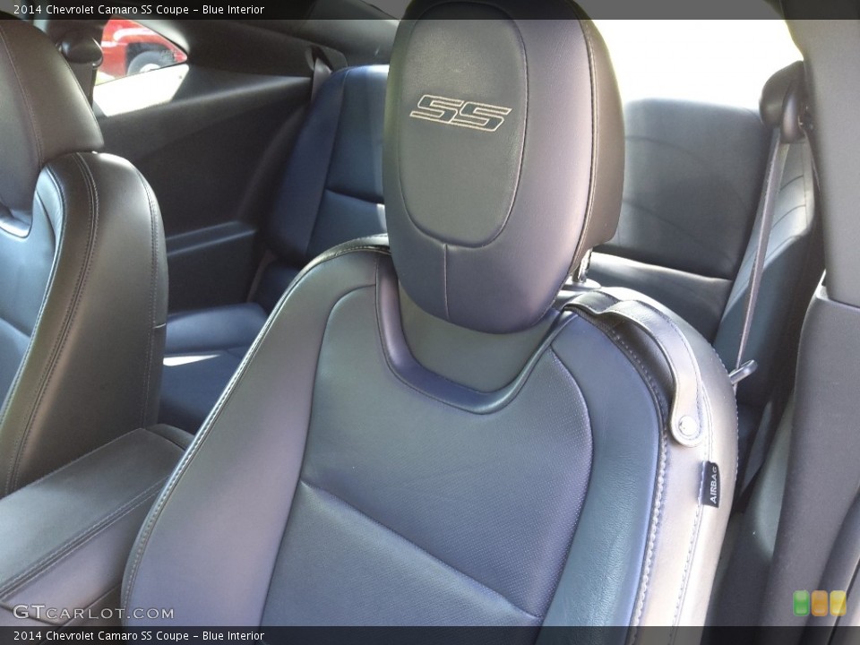 Blue Interior Front Seat for the 2014 Chevrolet Camaro SS Coupe #144527272