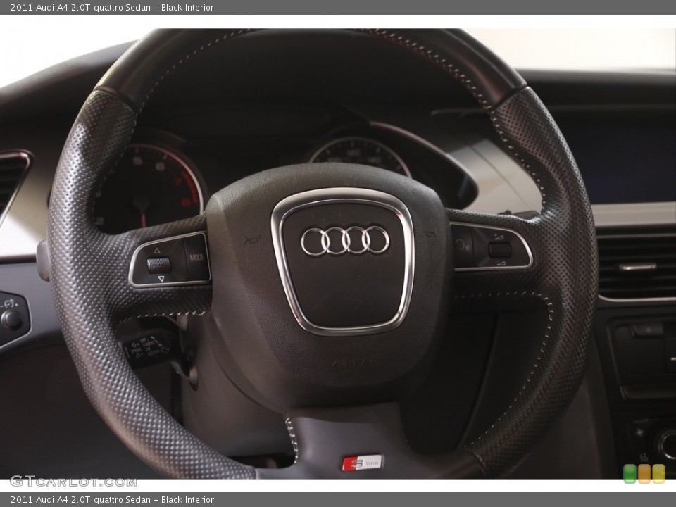 Black Interior Steering Wheel for the 2011 Audi A4 2.0T quattro Sedan #144527539