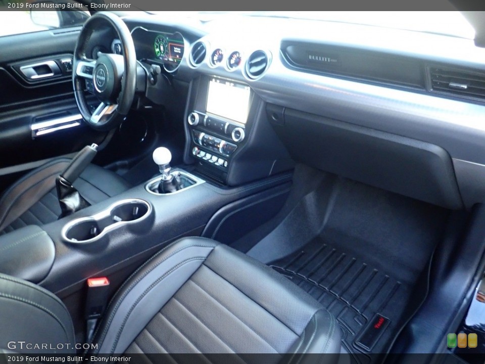 Ebony Interior Dashboard for the 2019 Ford Mustang Bullitt #144527614