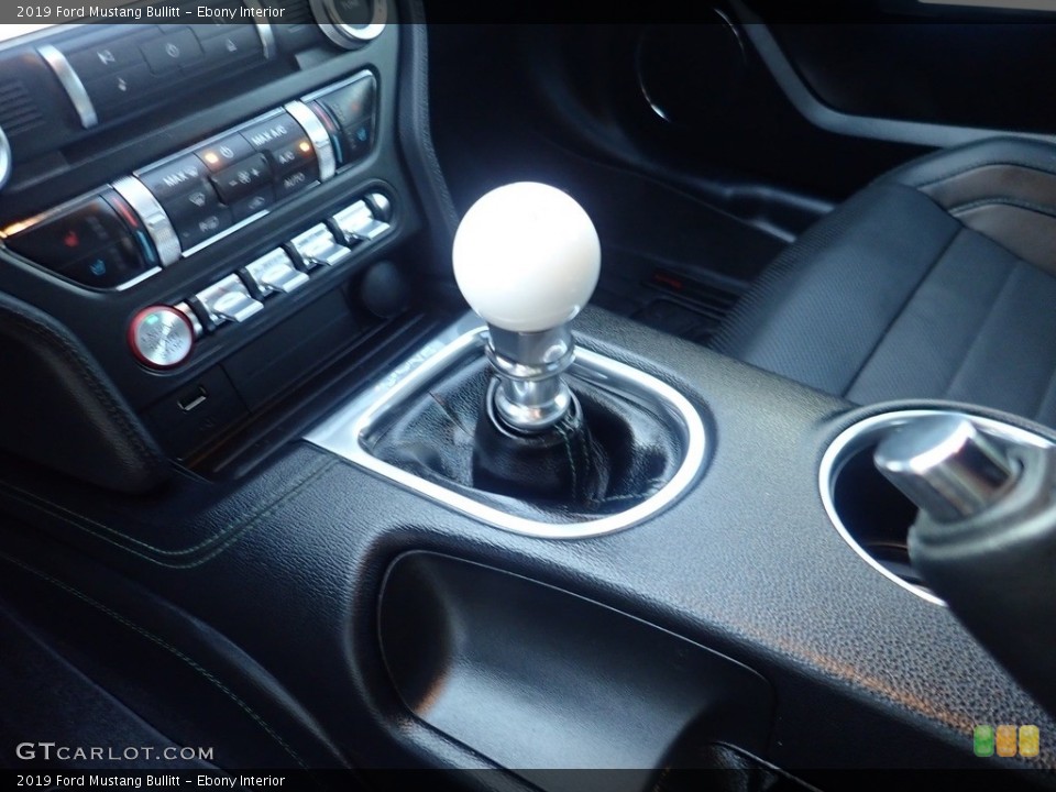 Ebony Interior Transmission for the 2019 Ford Mustang Bullitt #144527911