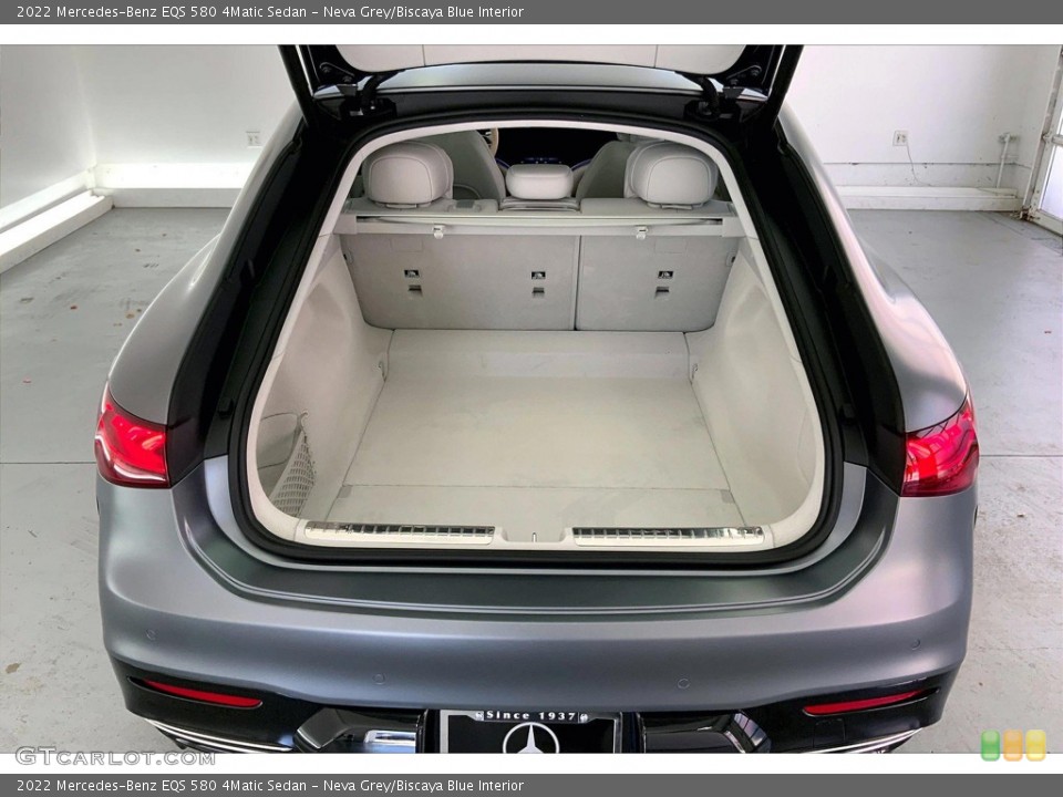 Neva Grey/Biscaya Blue Interior Trunk for the 2022 Mercedes-Benz EQS 580 4Matic Sedan #144528064