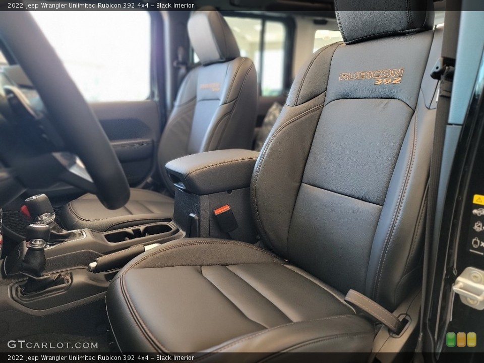 Black Interior Photo for the 2022 Jeep Wrangler Unlimited Rubicon 392 4x4 #144528769