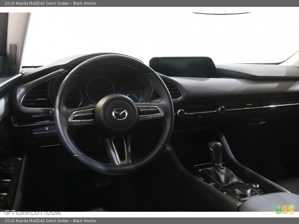 Black Interior Dashboard for the 2019 Mazda MAZDA3 Select Sedan #144529132