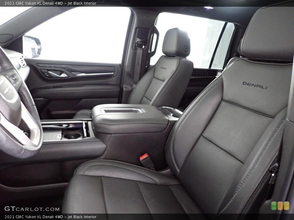 Jet Black Interior Front Seat for the 2021 GMC Yukon XL Denali 4WD #144531523
