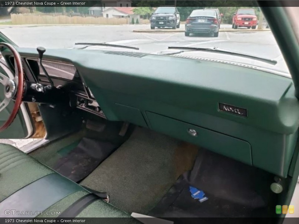 Green Interior Dashboard for the 1973 Chevrolet Nova Coupe #144531729