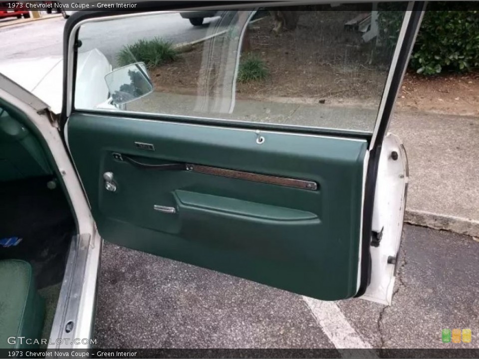 Green Interior Door Panel for the 1973 Chevrolet Nova Coupe #144531751