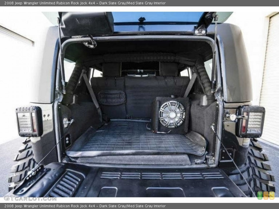 Dark Slate Gray/Med Slate Gray Interior Trunk for the 2008 Jeep Wrangler Unlimited Rubicon Rock Jock 4x4 #144533371
