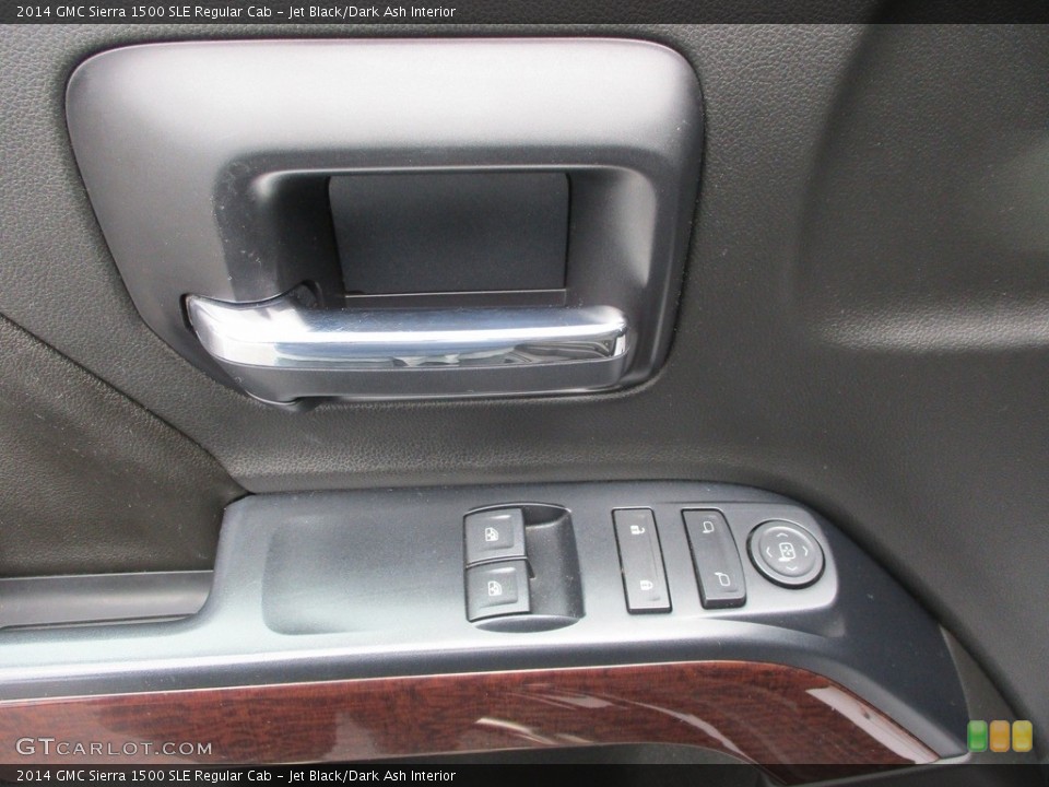 Jet Black/Dark Ash Interior Door Panel for the 2014 GMC Sierra 1500 SLE Regular Cab #144536296
