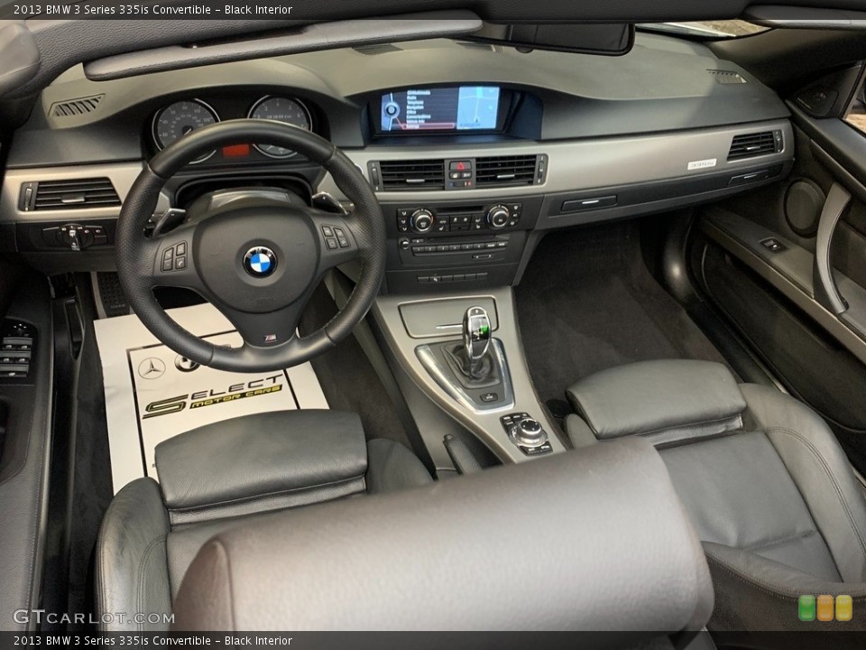 Black Interior Dashboard for the 2013 BMW 3 Series 335is Convertible #144536449
