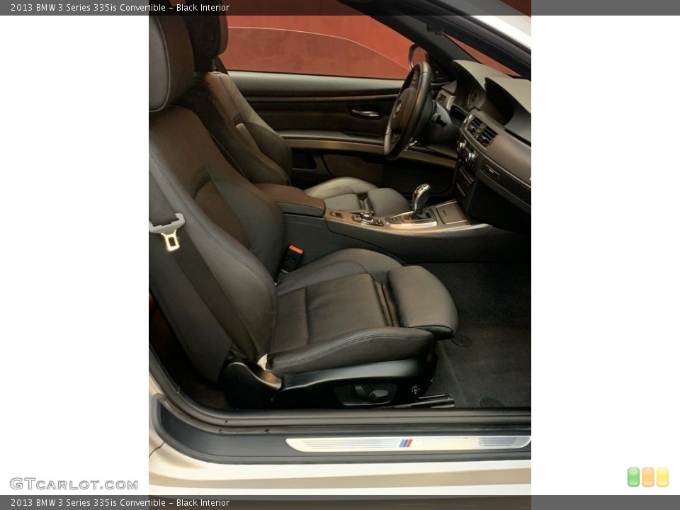 Black Interior Front Seat for the 2013 BMW 3 Series 335is Convertible #144536521