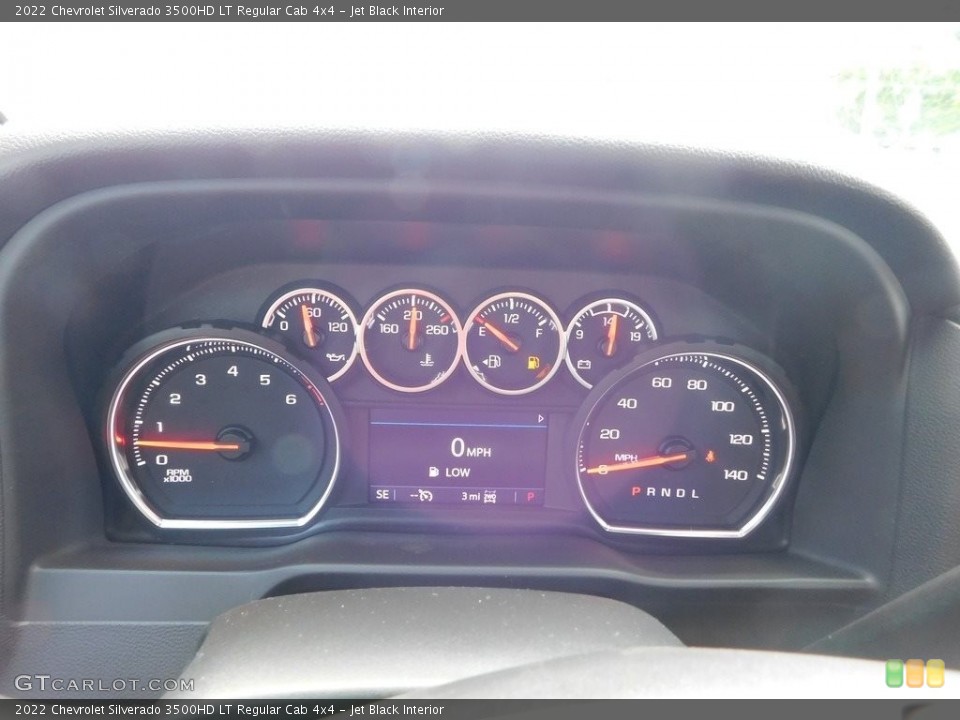 Jet Black Interior Gauges for the 2022 Chevrolet Silverado 3500HD LT Regular Cab 4x4 #144537610
