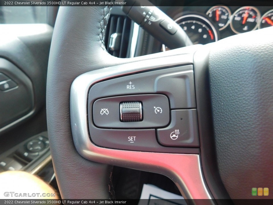 Jet Black Interior Steering Wheel for the 2022 Chevrolet Silverado 3500HD LT Regular Cab 4x4 #144537634
