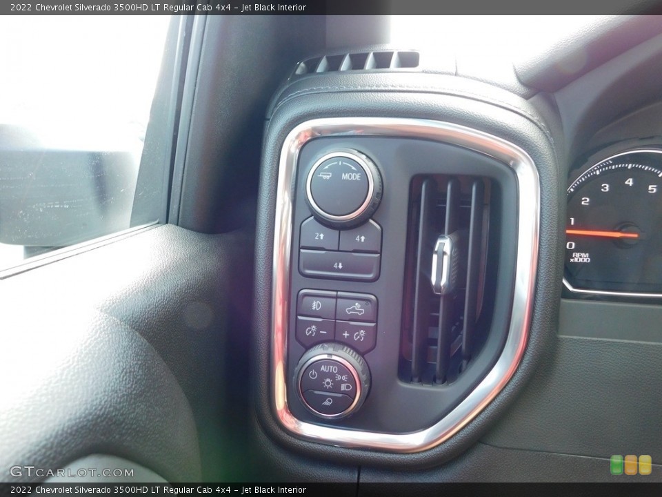 Jet Black Interior Controls for the 2022 Chevrolet Silverado 3500HD LT Regular Cab 4x4 #144537643