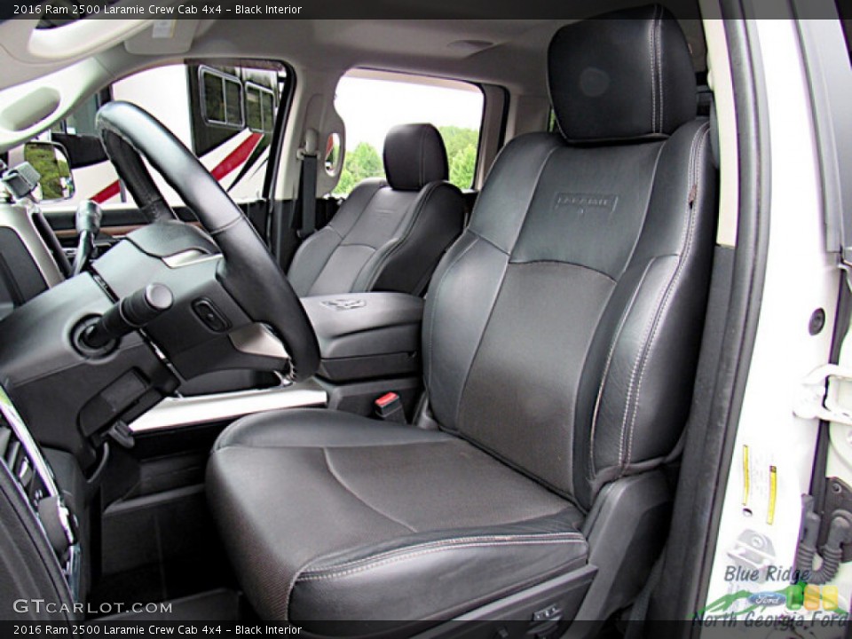 Black Interior Photo for the 2016 Ram 2500 Laramie Crew Cab 4x4 #144537778