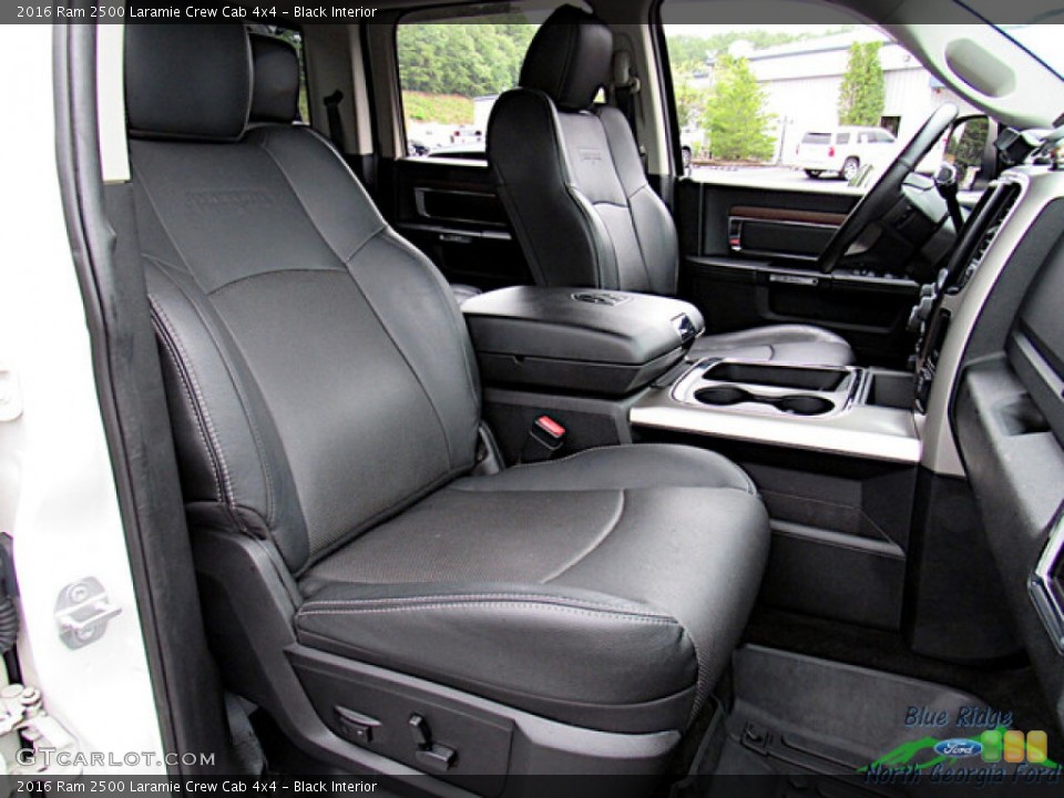 Black Interior Front Seat for the 2016 Ram 2500 Laramie Crew Cab 4x4 #144537781