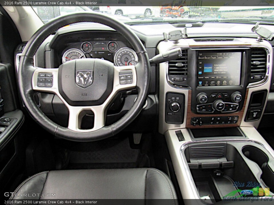 Black Interior Dashboard for the 2016 Ram 2500 Laramie Crew Cab 4x4 #144537826