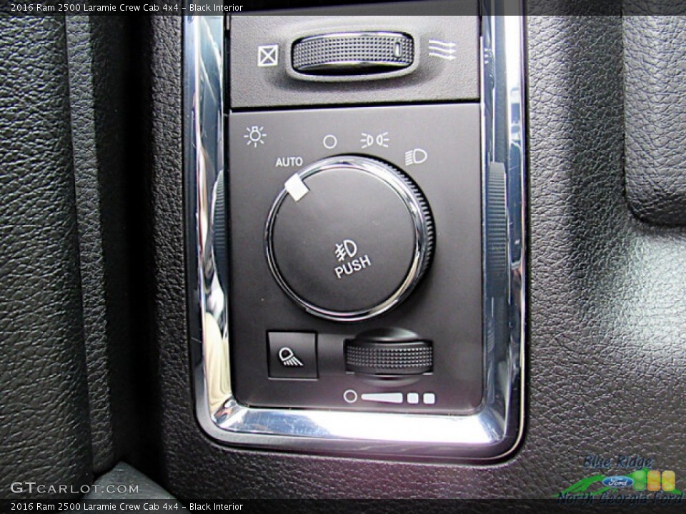 Black Interior Controls for the 2016 Ram 2500 Laramie Crew Cab 4x4 #144537853