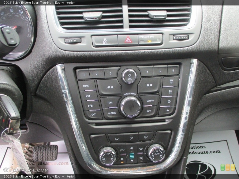 Ebony Interior Controls for the 2016 Buick Encore Sport Touring #144537901