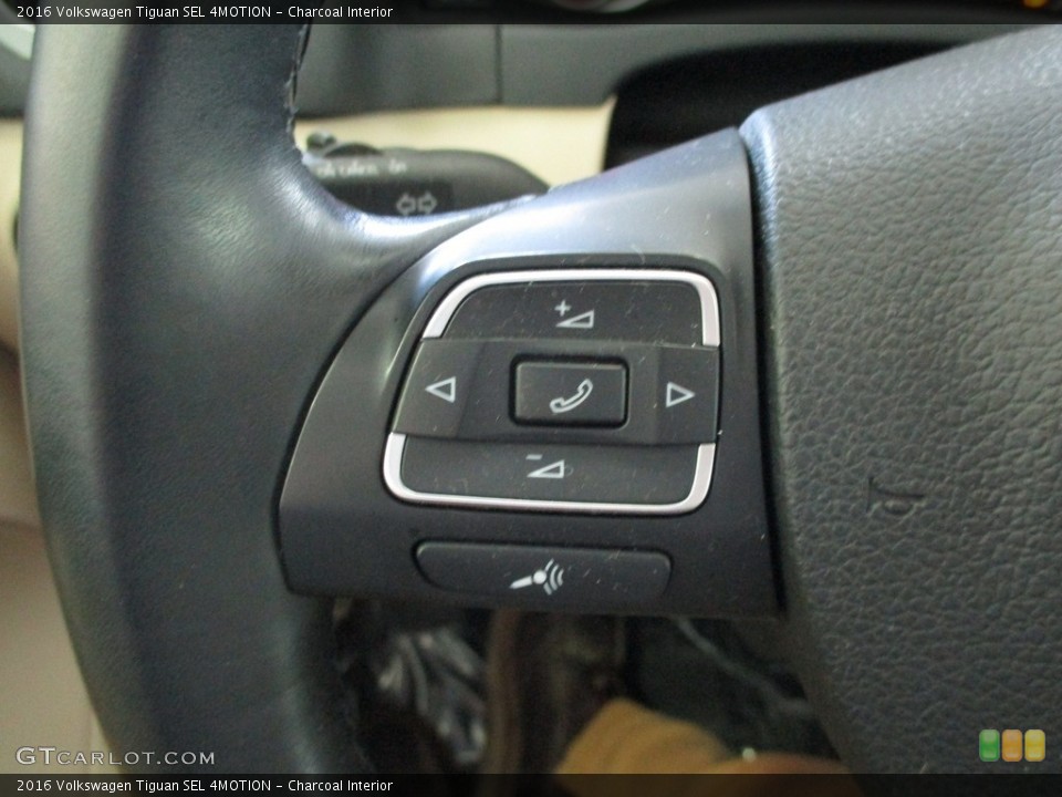Charcoal Interior Steering Wheel for the 2016 Volkswagen Tiguan SEL 4MOTION #144538471