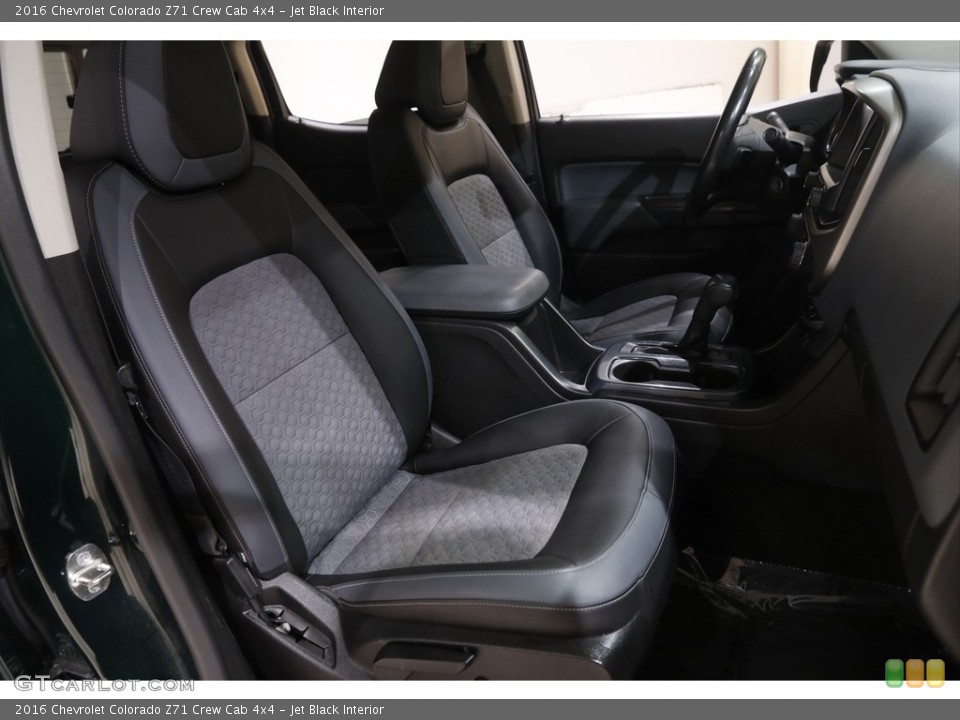 Jet Black Interior Front Seat for the 2016 Chevrolet Colorado Z71 Crew Cab 4x4 #144538999