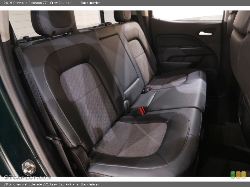 Jet Black Interior Rear Seat for the 2016 Chevrolet Colorado Z71 Crew Cab 4x4 #144539002