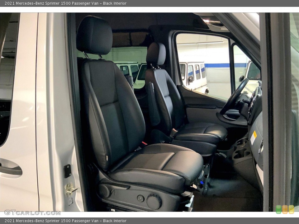 Black Interior Front Seat for the 2021 Mercedes-Benz Sprinter 1500 Passenger Van #144539774