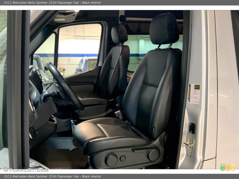 Black Interior Front Seat for the 2021 Mercedes-Benz Sprinter 1500 Passenger Van #144540095