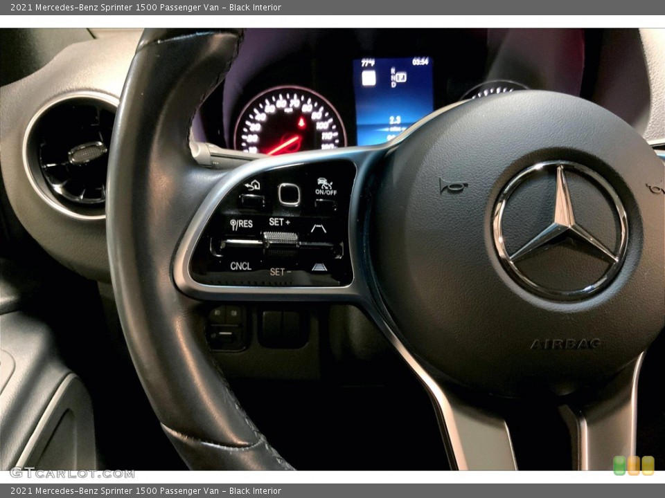 Black Interior Steering Wheel for the 2021 Mercedes-Benz Sprinter 1500 Passenger Van #144540168