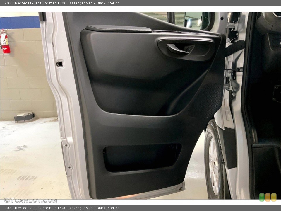 Black Interior Door Panel for the 2021 Mercedes-Benz Sprinter 1500 Passenger Van #144540296