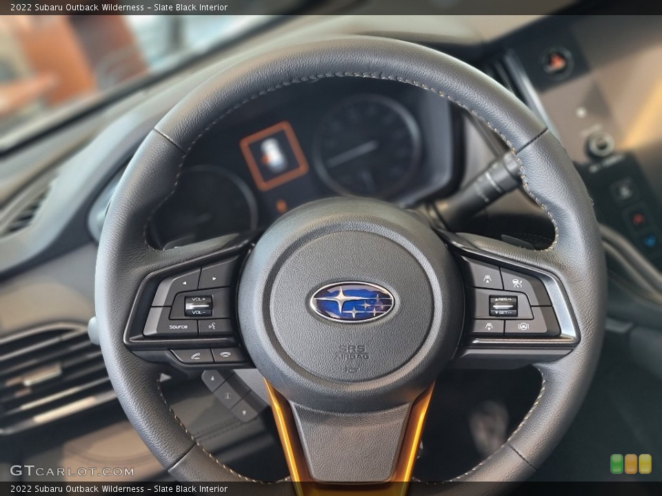 Slate Black Interior Steering Wheel for the 2022 Subaru Outback Wilderness #144543860
