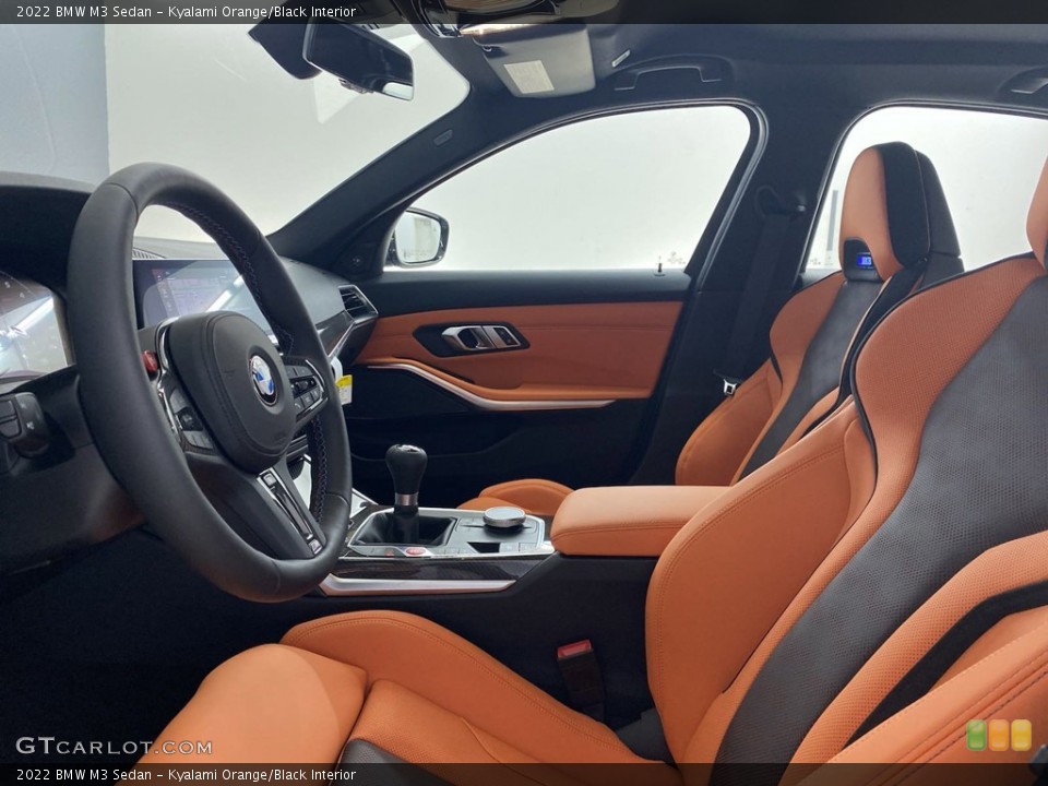 Kyalami Orange/Black Interior Photo for the 2022 BMW M3 Sedan #144546491