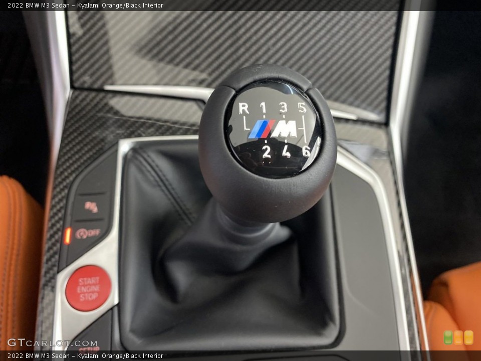 Kyalami Orange/Black Interior Transmission for the 2022 BMW M3 Sedan #144546574