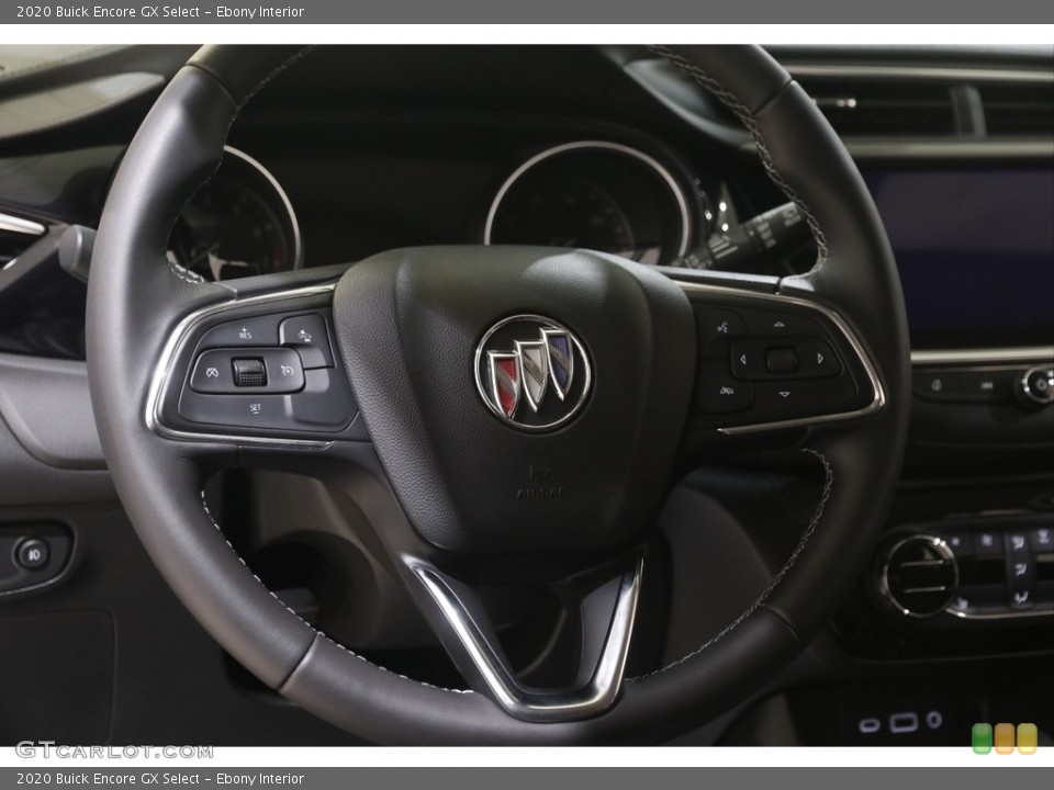 Ebony Interior Steering Wheel for the 2020 Buick Encore GX Select #144546638