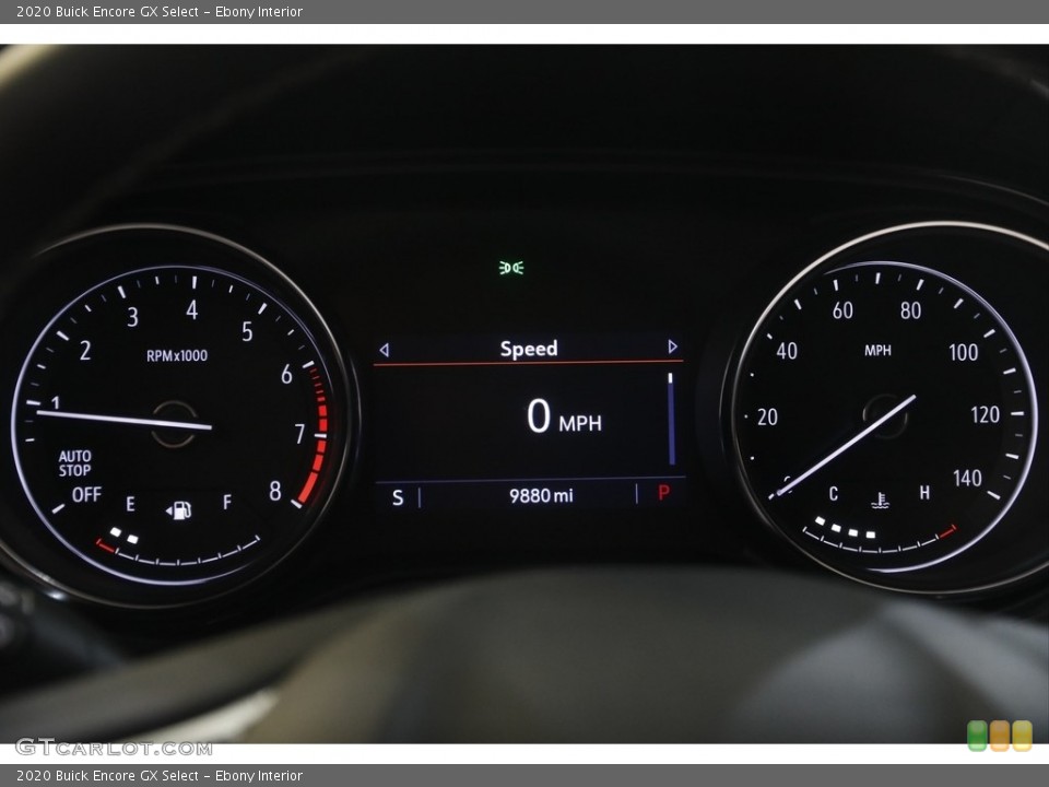 Ebony Interior Gauges for the 2020 Buick Encore GX Select #144546641