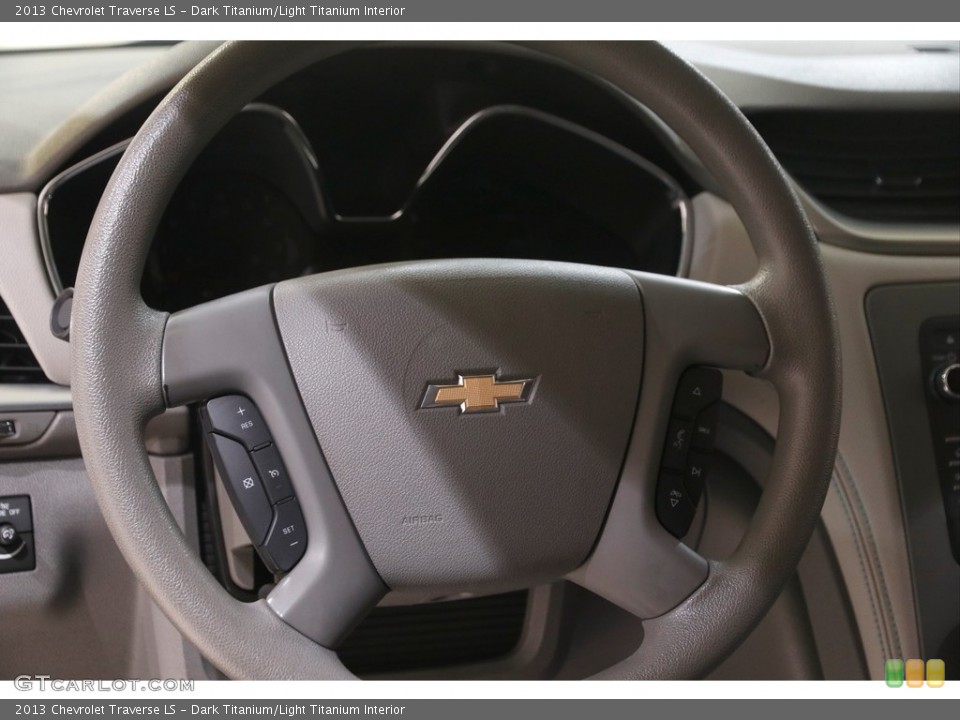 Dark Titanium/Light Titanium Interior Steering Wheel for the 2013 Chevrolet Traverse LS #144546749