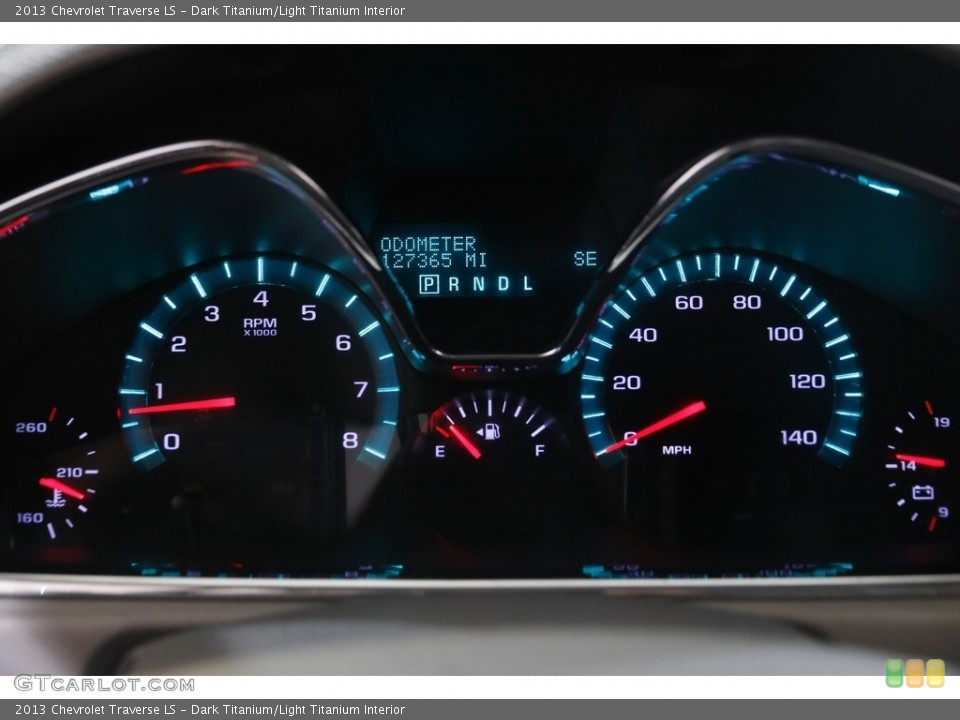Dark Titanium/Light Titanium Interior Gauges for the 2013 Chevrolet Traverse LS #144546755