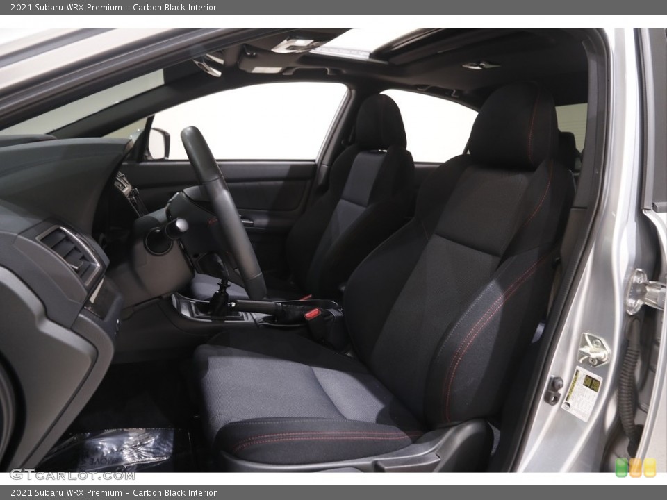 Carbon Black Interior Front Seat for the 2021 Subaru WRX Premium #144548190
