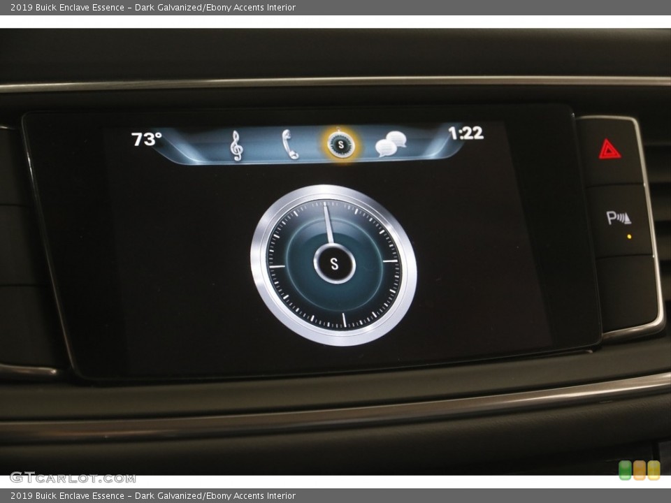 Dark Galvanized/Ebony Accents Interior Controls for the 2019 Buick Enclave Essence #144548325