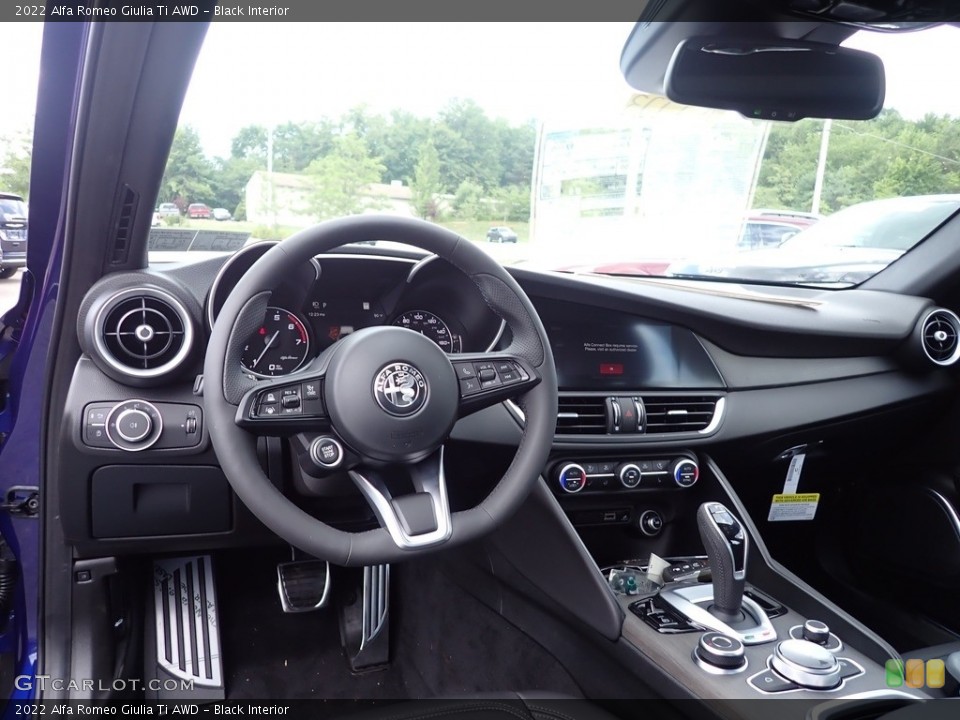 Black Interior Dashboard for the 2022 Alfa Romeo Giulia Ti AWD #144549647