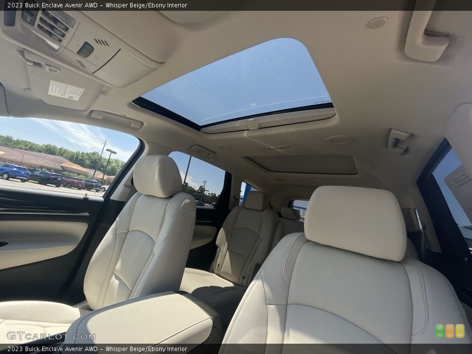Whisper Beige/Ebony Interior Sunroof for the 2023 Buick Enclave Avenir AWD #144550116