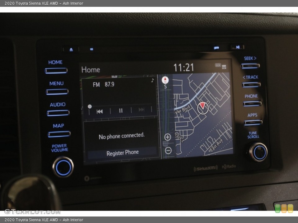 Ash Interior Navigation for the 2020 Toyota Sienna XLE AWD #144554590