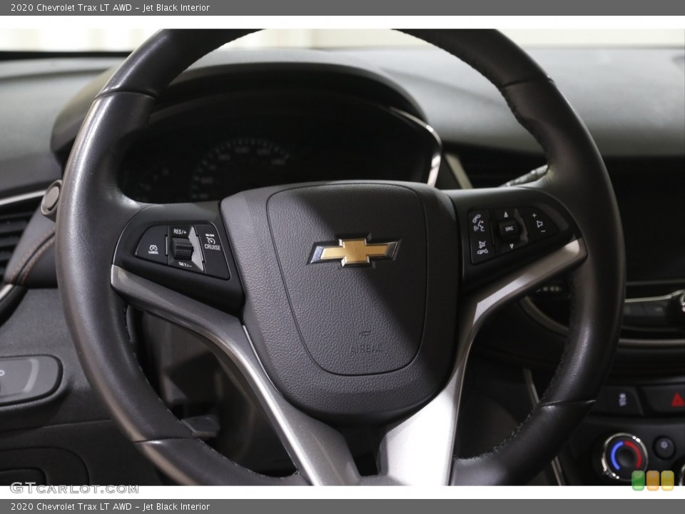 Jet Black Interior Steering Wheel for the 2020 Chevrolet Trax LT AWD #144555352