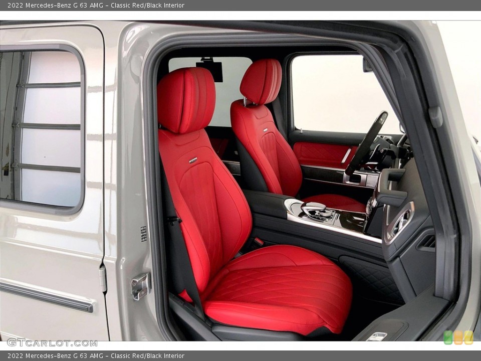 Classic Red/Black 2022 Mercedes-Benz G Interiors