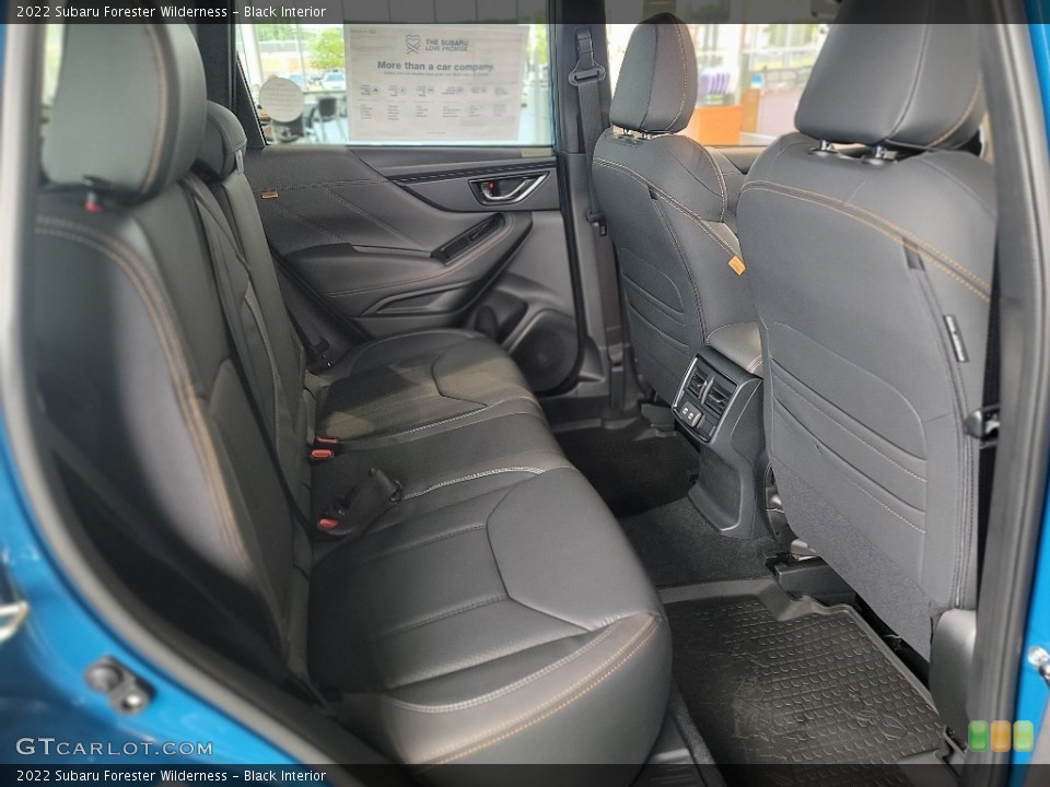 Black Interior Rear Seat for the 2022 Subaru Forester Wilderness #144557230