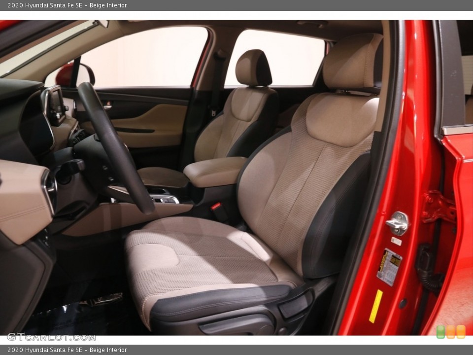 Beige Interior Front Seat for the 2020 Hyundai Santa Fe SE #144557458