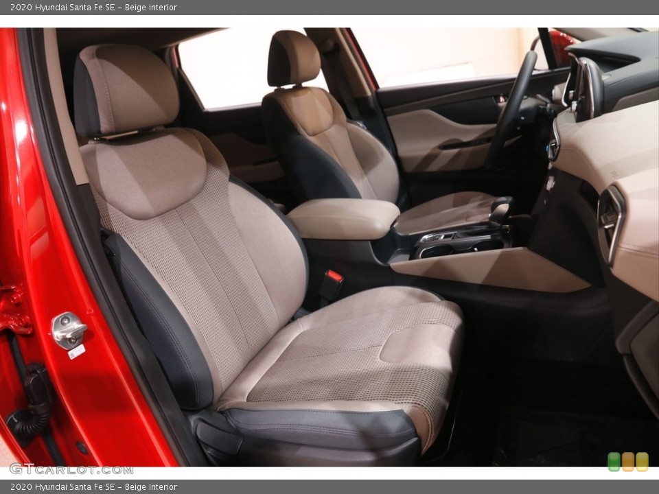 Beige Interior Front Seat for the 2020 Hyundai Santa Fe SE #144557608