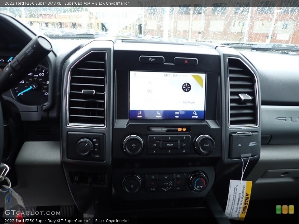 Black Onyx Interior Controls for the 2022 Ford F250 Super Duty XLT SuperCab 4x4 #144563070