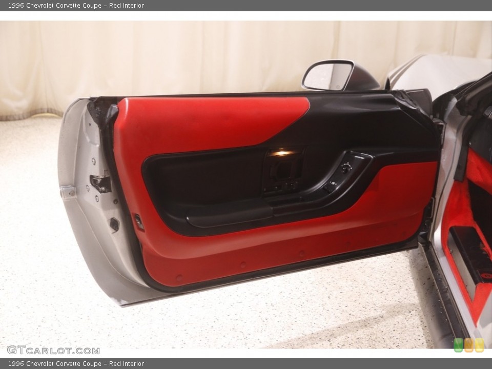 Red Interior Door Panel for the 1996 Chevrolet Corvette Coupe #144563832