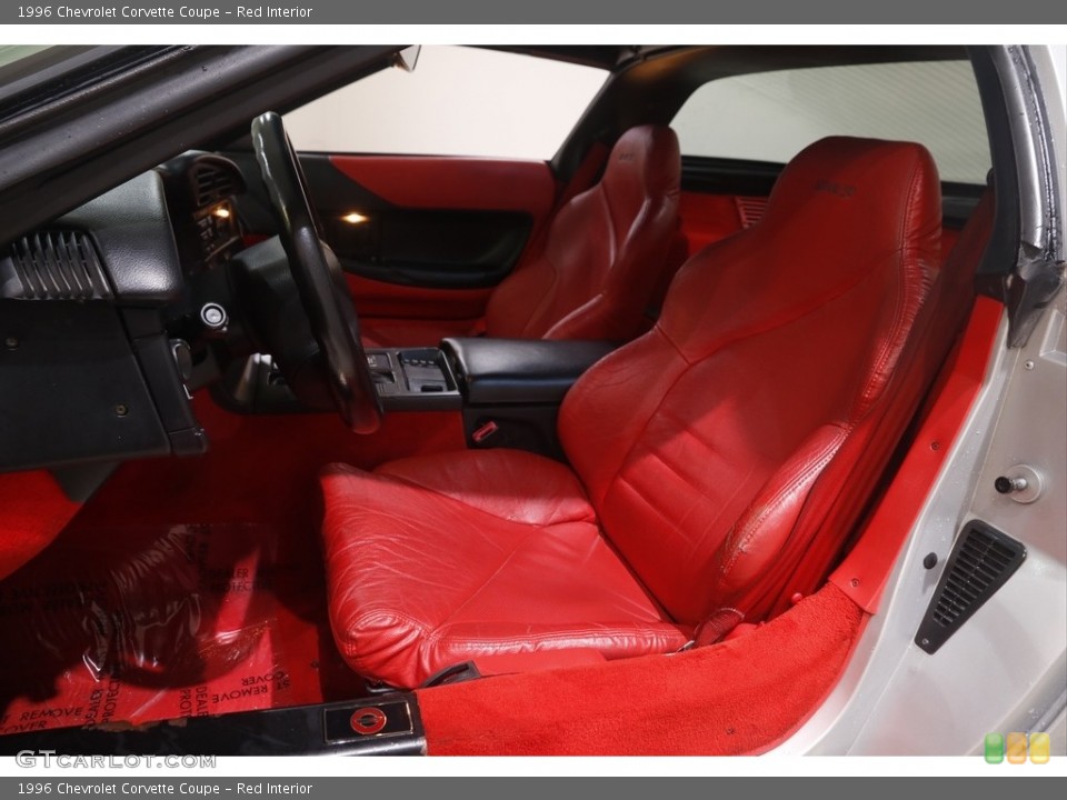 Red 1996 Chevrolet Corvette Interiors